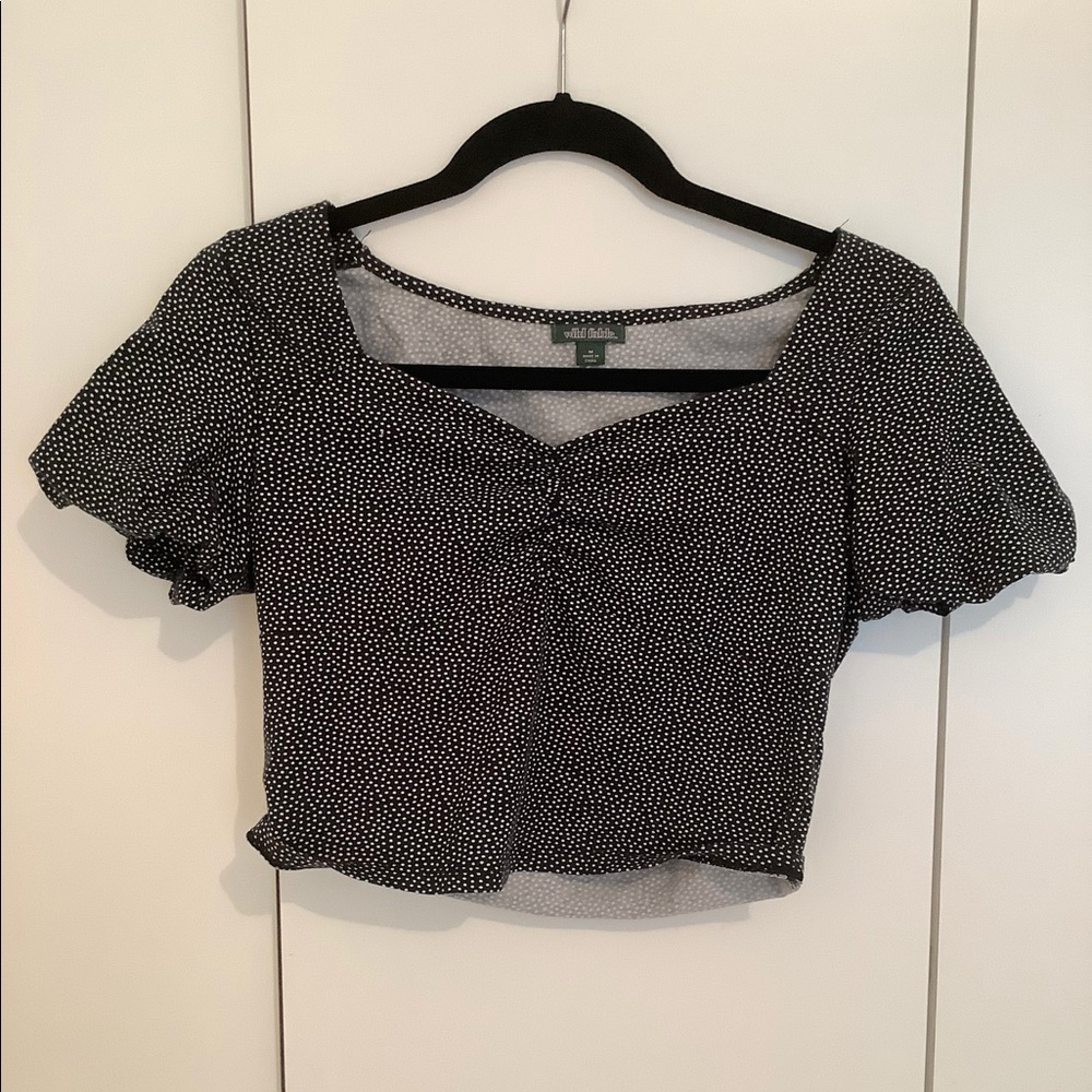 Polka Dot Crop Top